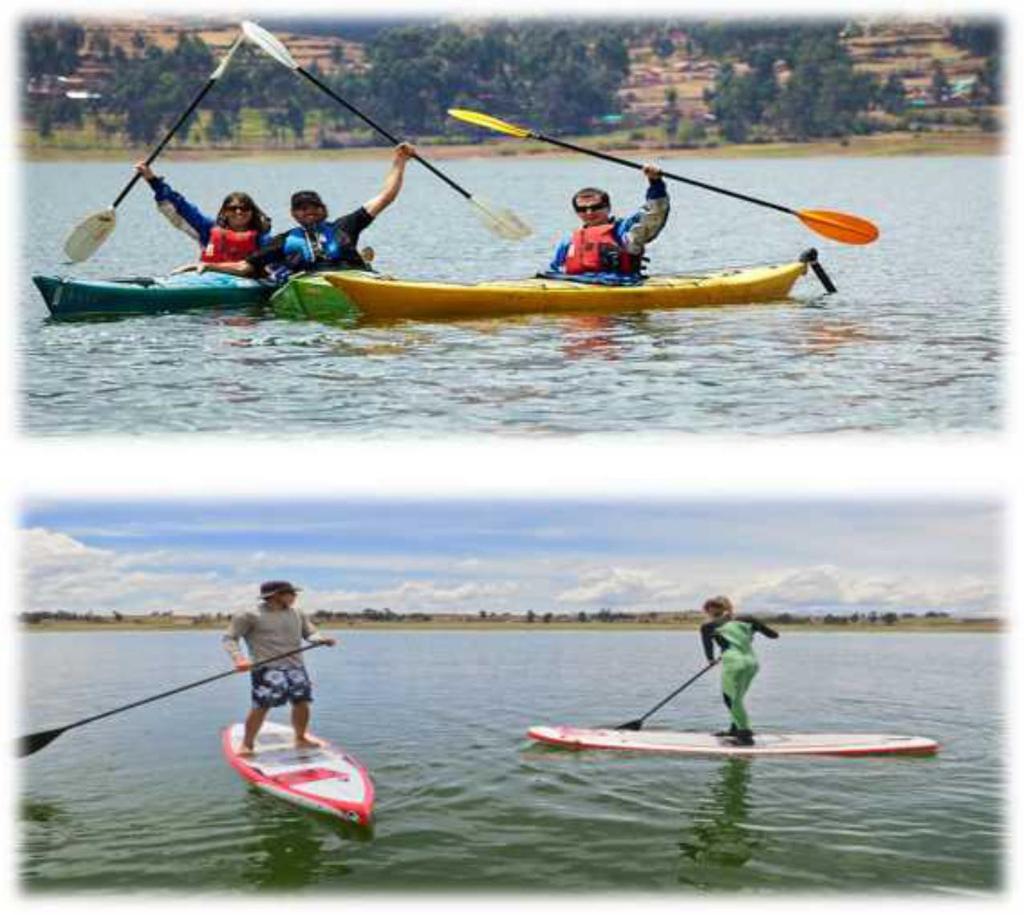 9.- Kayak o Stand paddle board in the Laguna Huaypo (4 ½ hrs). This wonderful experience begins at Lake Huaypo surrounded by breathtaking scenery.