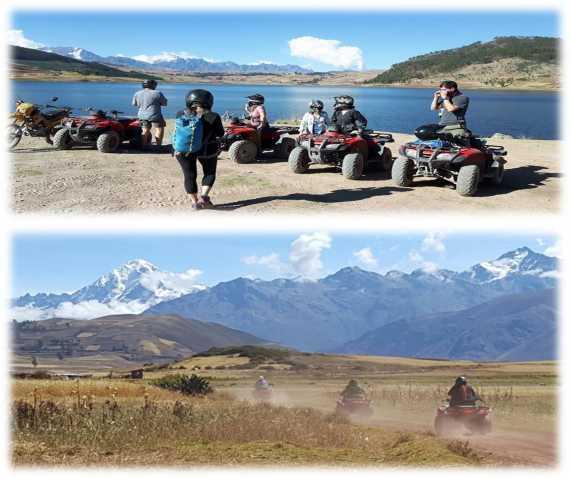 2.- ATV s in Moray and Huaypo lake (5 hrs). This is an amazing trip in the Maras Valley.
