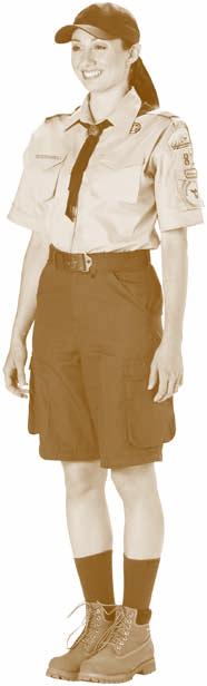 Male Cub Scout and Boy Scout leaders wear the long- or short-sleeve uniform or official shirt.