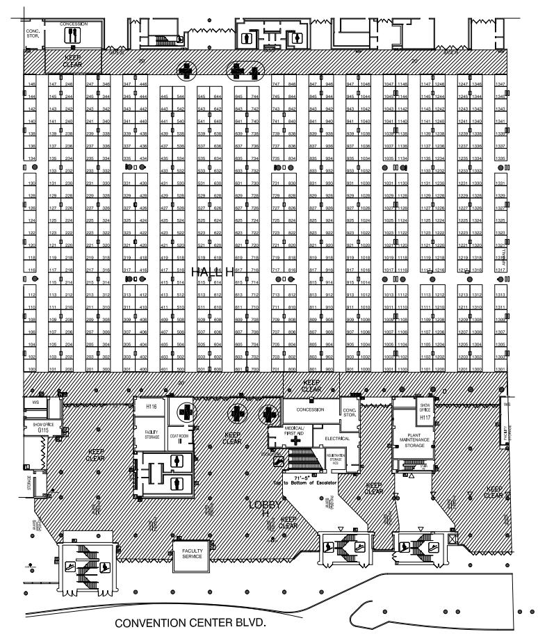 Exhibitor Layout Each
