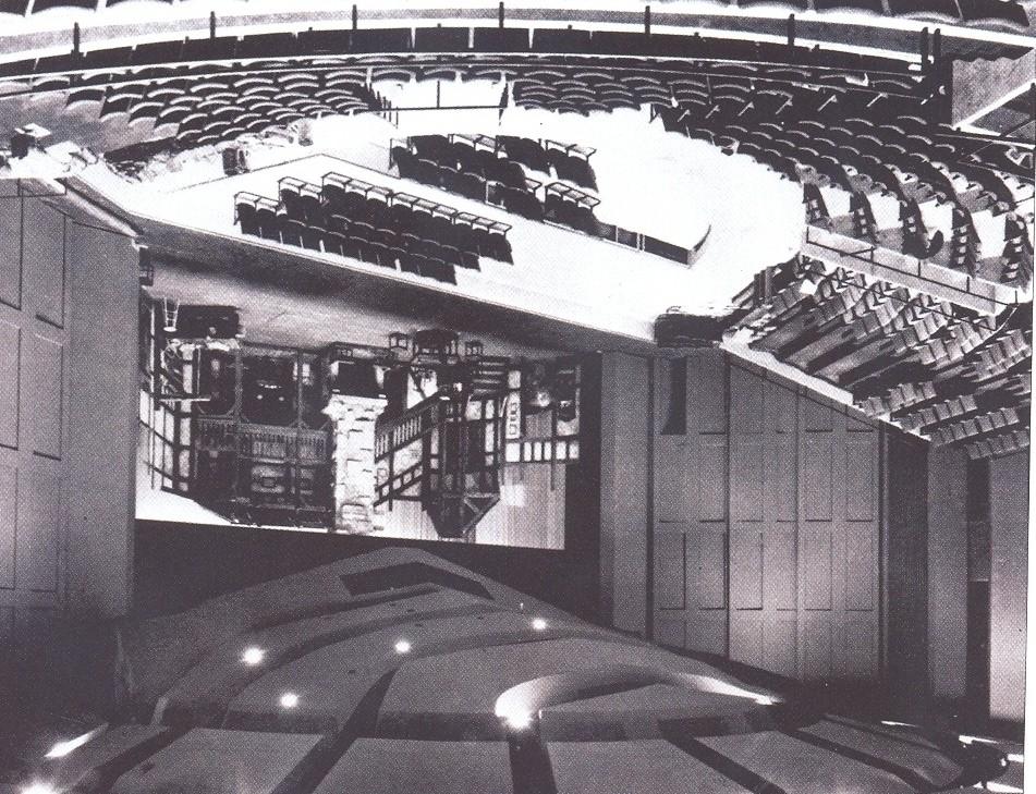 5. Archival Photograph, Interior, Bluma Appel Theatre: showing the original stage and seating (St.