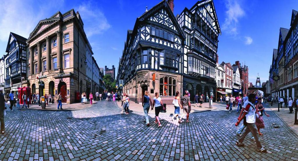 Chester Demographics With its resident population of 100,000, Chester offers businesses access to a large, highly skilled workforce.