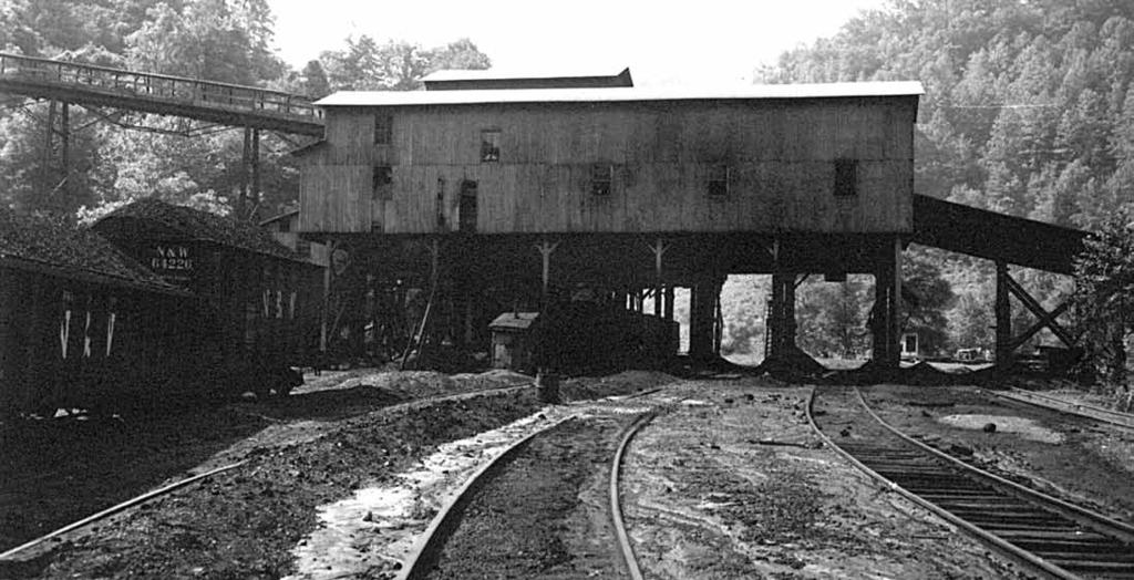 The first shipper on the Buchanan Branch Extension was the Page Pocahontas Coal Company with load-out No. 300.