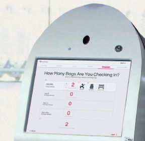 A turnkey check-in solution for airports and airlines Helps speed-up the
