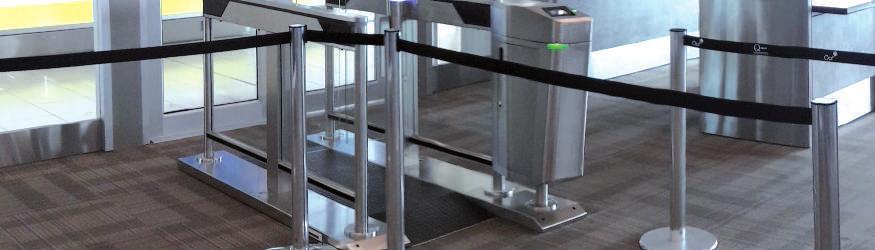 AUTOMATED SECURITY & BOARDING IER 710 SlimGate Automated gate for AccesS Control & Boarding FAST & RELIABLE PASSENGER PROCESSING DETECTION & SECURITY RELIABILITY & PERFORMANCE SAFETY For fast,