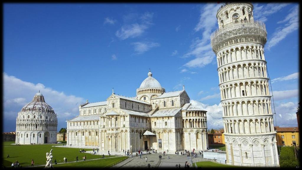 Day 12: Padova Pisa Florence 09:00 HRS:After breakfast, Check out & depart to Pisa. 12:30 HRS:Lunch in Indian Restaurant. 13:30 HRS: Visit to Leaning Tower of Pisa. Visit the Square of Miracles.