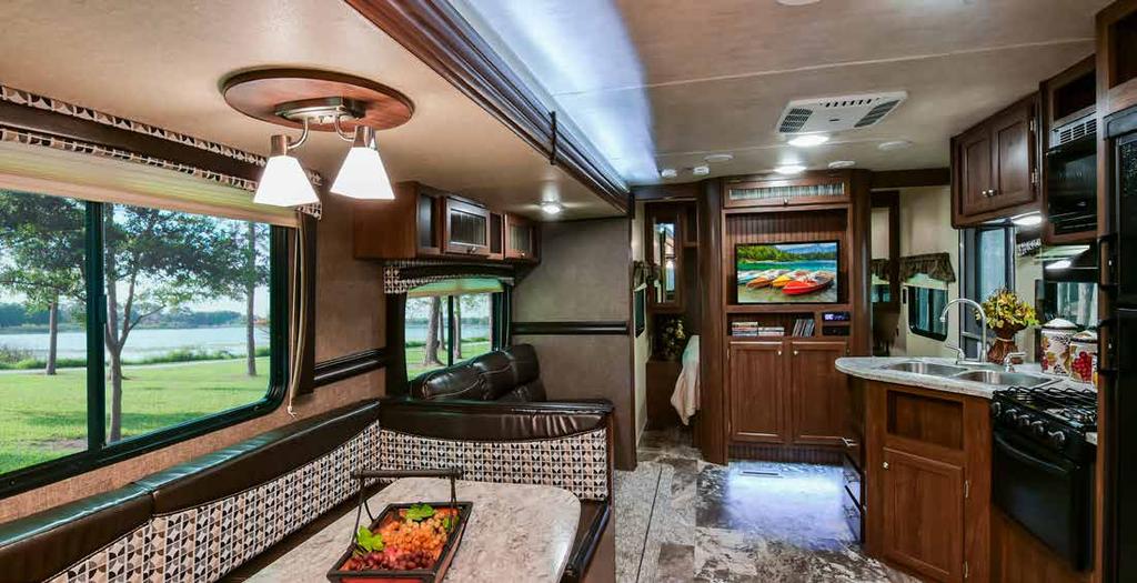 80" CEILING HEIGHT Model DS310 Pioneer makes a variety of distinctive travel trailers.