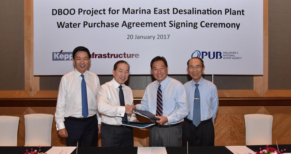 Keppel Infrastructure signed a 25-year Water