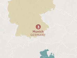 of Germany: beer, bratwurst and pretzels.