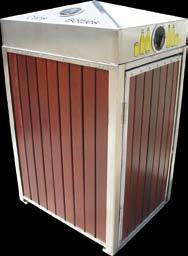 4 Finish Hardwood Timber Slats Also Available in 240 Litre Capacity FFSC013006 Also Available in Standard Mild Steel 120 Litre