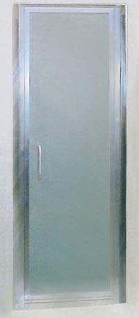 100%STAINLES S STEEL Stainless steel the ultimate in strength and durability now performs as a shower enclosure.