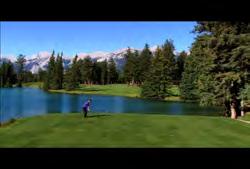 of man teeing off at Jasper park Lodge Golf Course 01:39:42:01 N 01:39:57:25 N