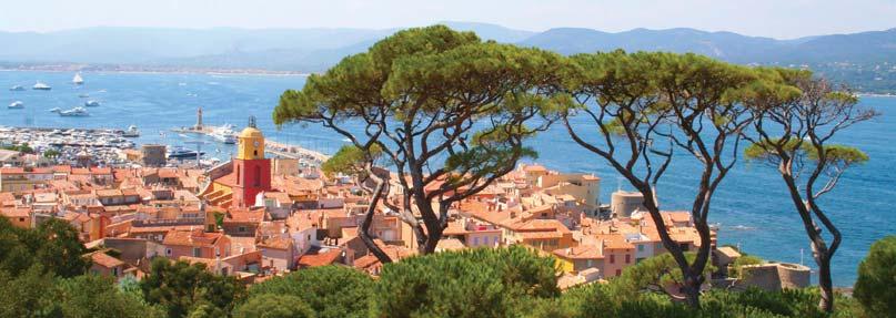 PROGRAM HIGHLIGHTS Be inspired by Portofino, nestled on a botanically rich peninsula; take in Olbia, a gateway to towering cliffs, serene grottoes, and white sand beaches; explore Bandol, the lavish
