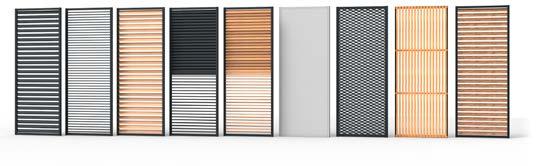 LOGGIA SLIDING PANELS (CAMARGUE, SKYE, LAGUNE AND TOSCANE ) You control the amount of light that comes in With