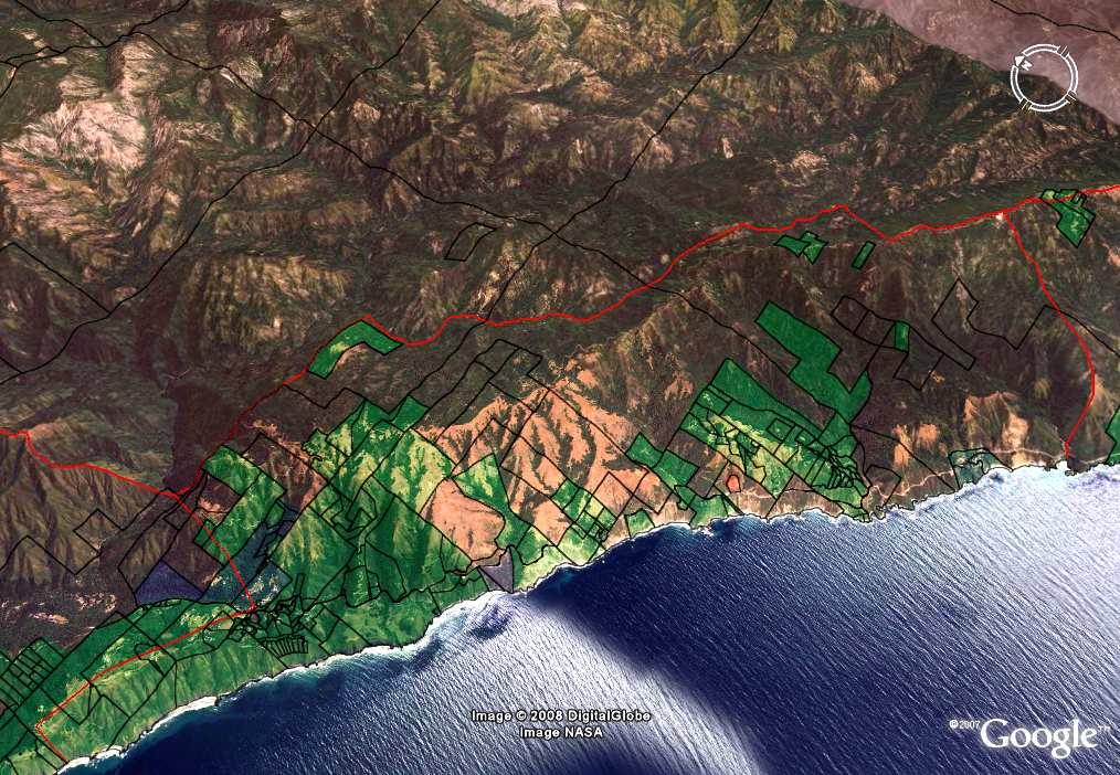 Coastal Zone McWay Canyon (Segment 4, south line) Ventana Inn entrance road (Segment 4, north line) Planning Segment 4 --