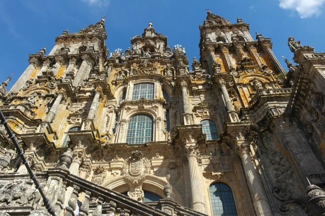 grandeur and in the sense of overwhelming accomplishment it inspires in the walkers and pilgrims who have arrived here from the many Camino routes.