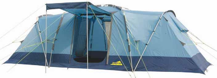 The fully sewn in groundsheet greatly enhances comfort.