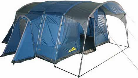 Pole & Sleeve Range - Family Tents Khyam Tents & Equipment, 2008 Pole & Sleeve Tents Page 35 Supplied in Suitcase Carry Bag Dual layer roof helps prevent condensation Optional tent carpet available