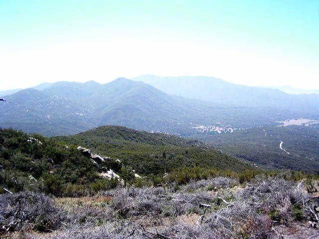 Photograph 7: View from Red Mountain candidate location, facing northwest. Source:, 2008.