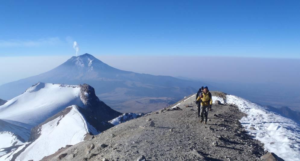 volcanoes: Ajusco (3930m), Toluca (4691m) and Malinche (4462m) HOLIDAY CODE MVC Mexico, Trek & Walk, Climb, 14 Days 3 nights mountain hut / refuge, 10