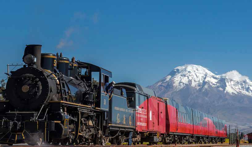 Culture and colours in Quito Travel by steam train along the Avenue of the Volcanoes Ecuador really is the Middle of the World, and over 15 days we'll discover how wonderfully diverse it is as well.