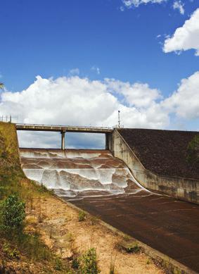 It is part of the SEQ water grid that provides drinking water to nearly three million Queenslanders. Baroon Pocket Dam, built across Obi Obi Creek, was completed in 1989 and is 370 metres long.