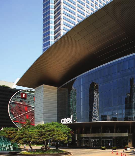 Convention Centers 01 Coex Everything under One-Roof Being Korea s top venue for international conventions and exhibitions the Coex brand is quickly growing stronger; not only nation wide but also