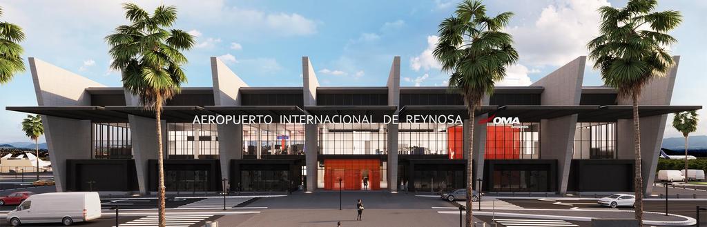 MDP & Maximum Rates New Terminals Reynosa Airport Investment Capacity Comfort Total Area Start of Operations Ps.314 mm Total PAX mm 0.3 1.