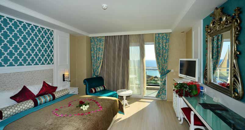 ROOM TYPES Royal Suit 4 rooms - 64 m 2 Deluxe Room 4 rooms - 26 m 2 Superior Suit 2 rooms - 54 m 2 Serenity Suit 4 rooms - 54 m 2 Select Room 10 rooms - 26 m 2 Standard Room 87 rooms - 26 m 2