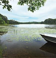 The 700-acre northwoods property features two private