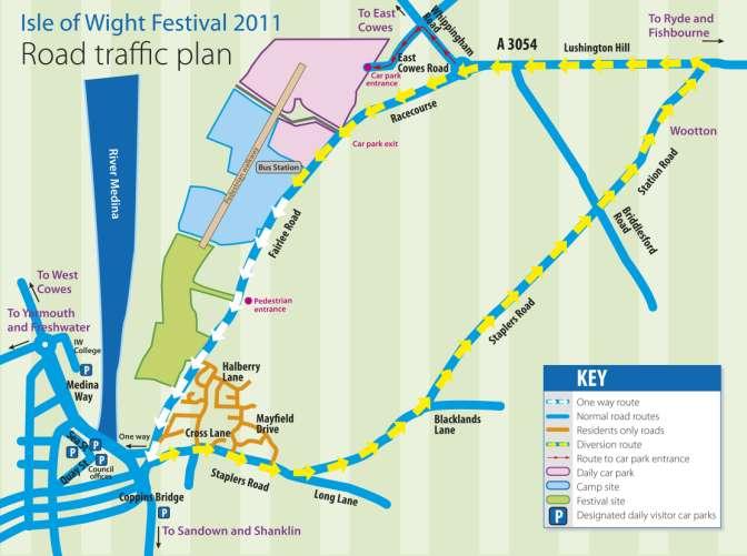 ROAD TRAFFIC MANAGEMENT PLAN FOR THE ISLE OF WIGHT FESTIVAL Waste Management To avoid creating traffic delays on Monday 13 June, as well as the potential for waste placed out for collection to be