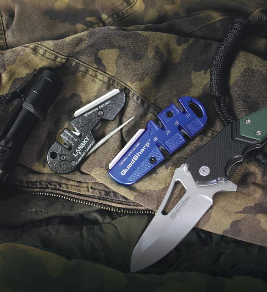portable QuadSharp Stock: QSHARP Maintain your knives in the field to the exact same angle every time.