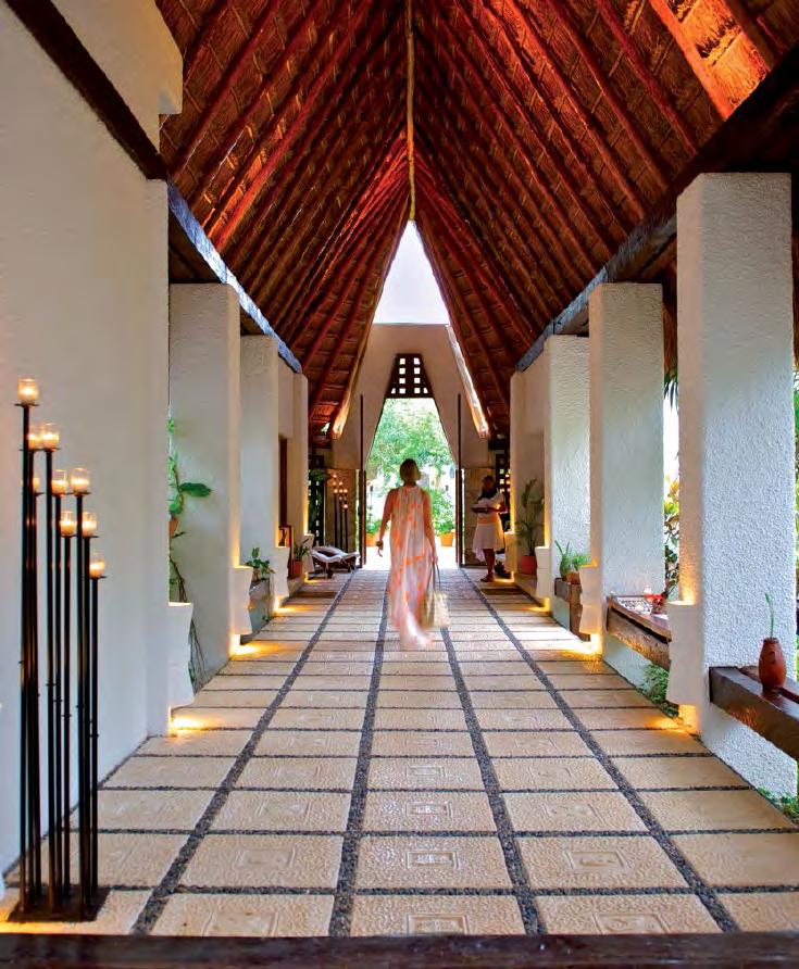 SPIRITUAL ELEGANCE CONSISTENTLY RANKED AS ONE OF THE TOP SPAS IN MEXICO, KINAN SPA WAS BUILT AND
