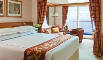 Suites 800 & 801: full wrap-around balconies suites 700 & 701: side balconies only 1 ½ marble bathrooms Nespresso coffee
