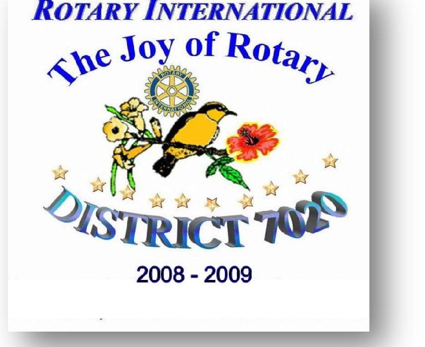 \\ Rotary International President Dong Kurn (D.K.) Lee District 7020 Governor, 2008-09 - Rupert W. Ross, Jr.