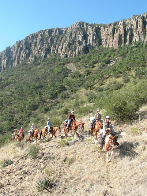 Cavalcade participants will ride day t day traveling ver extremely rugged terrain thrugh canyns, up muntains, and acrss BTSR s many trails.