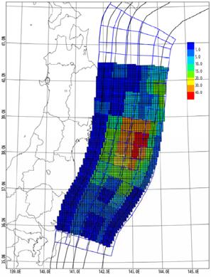 3. Tsunami inversion analysis and reproduced tsunami in the NPS site (1) Assumption for the source of the GEJE : Tsunami