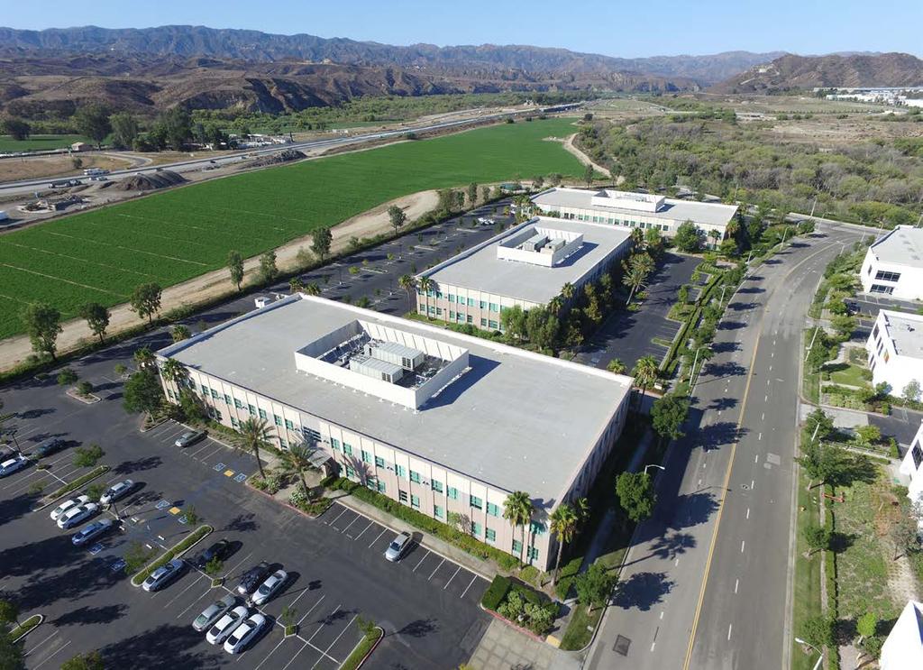 ...a 3 building class A office campus conveniently located near the intersection of the Golden State (5) and Ventura
