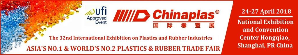 With the growth of China's plastics and rubber industries for over 30 years, CHINAPLAS has become a distinguished meeting and business platform for these industries and has also largely contributed