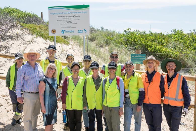 Supporting Conservation Volunteers Australia Sydney Airport, in partnership with Conservation Volunteers Australia (CVA), has launched an exciting project to carry out hands-on conservation work at