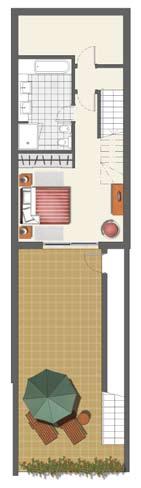 Townhouse Typical 2 bedroom floorplan Townhouse