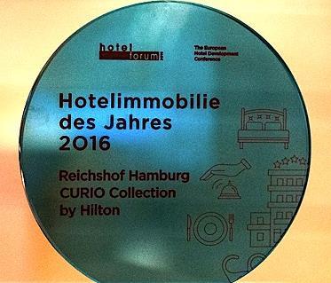 Schlosshotel Elmau, Elmau (2007), Daniel, Graz (2006), Colosseo, Europapark Rust (2004), Hotel Amigo Brussels, Accor Suite Hotel Hamburg (2003), Hilton Cologne (2002).