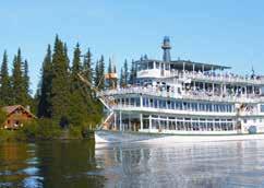 RIVERBOAT DISCOVERY & GOLD DREDGE 8 Included on D1, D2-D5, Y1 Journeys FAIRBANKS, ALASKA Duration: 7 hours Board the only remaining authentic Alaskan sternwheeler for a cruise along the Chena and