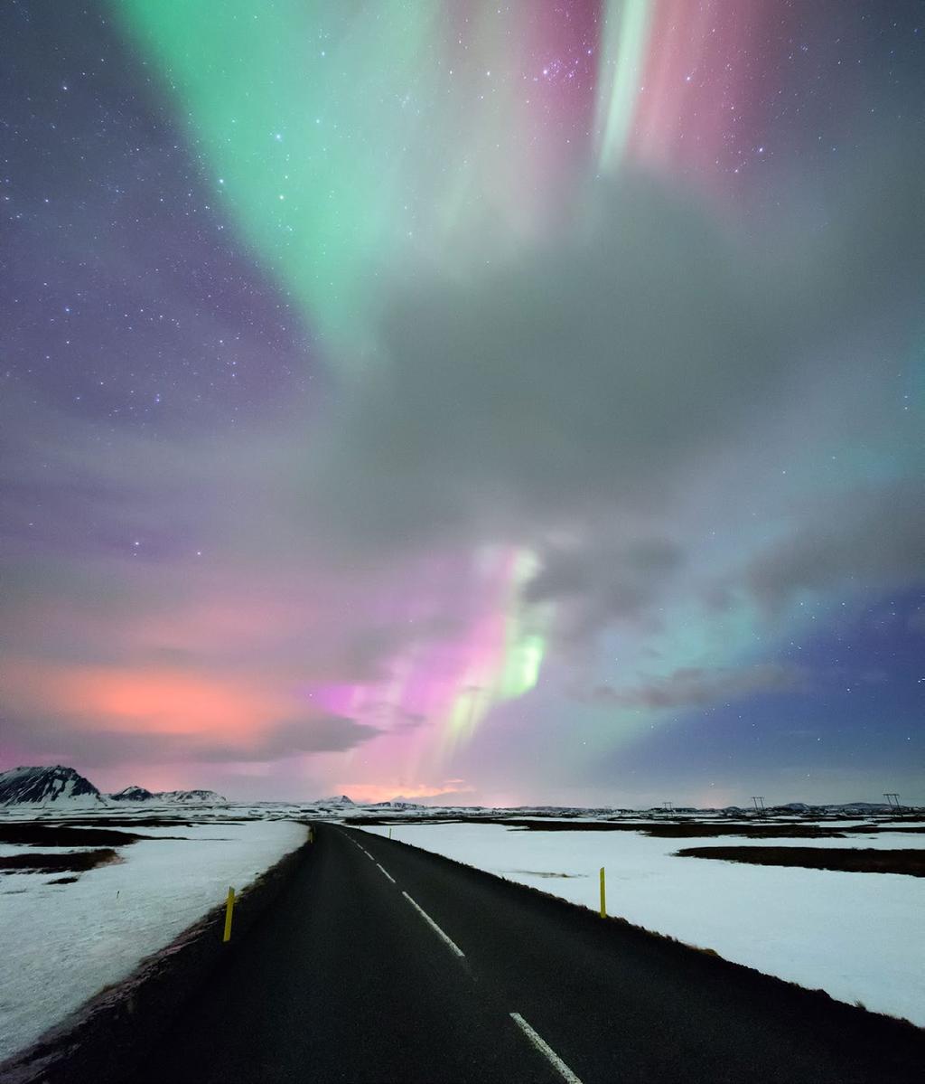 Aurora Borealis Due to it s extreme Northern location, Iceland is one of the best places in the world for photographing the Northern Lights.