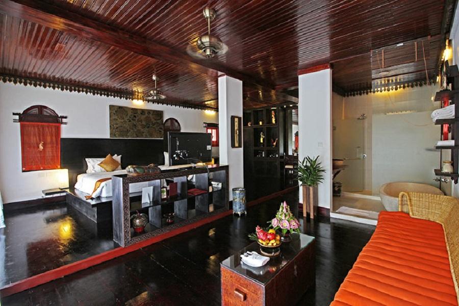 mixing traditional Lao style with all the modern conveniences you can expect from a home away from your home.