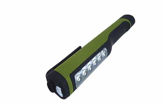 6 LEDs This flashlight does more than meets the eye. It is two flashlights in one: a task light and a torch. total output 1 Watt The task light holds six super bright white LED s.
