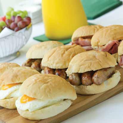 Breakfast We provide a wide range of hot and cold breakfast options, ranging from breakfast packs in your accommodation for delegates to make their own breakfast at their leisure, to a hearty full