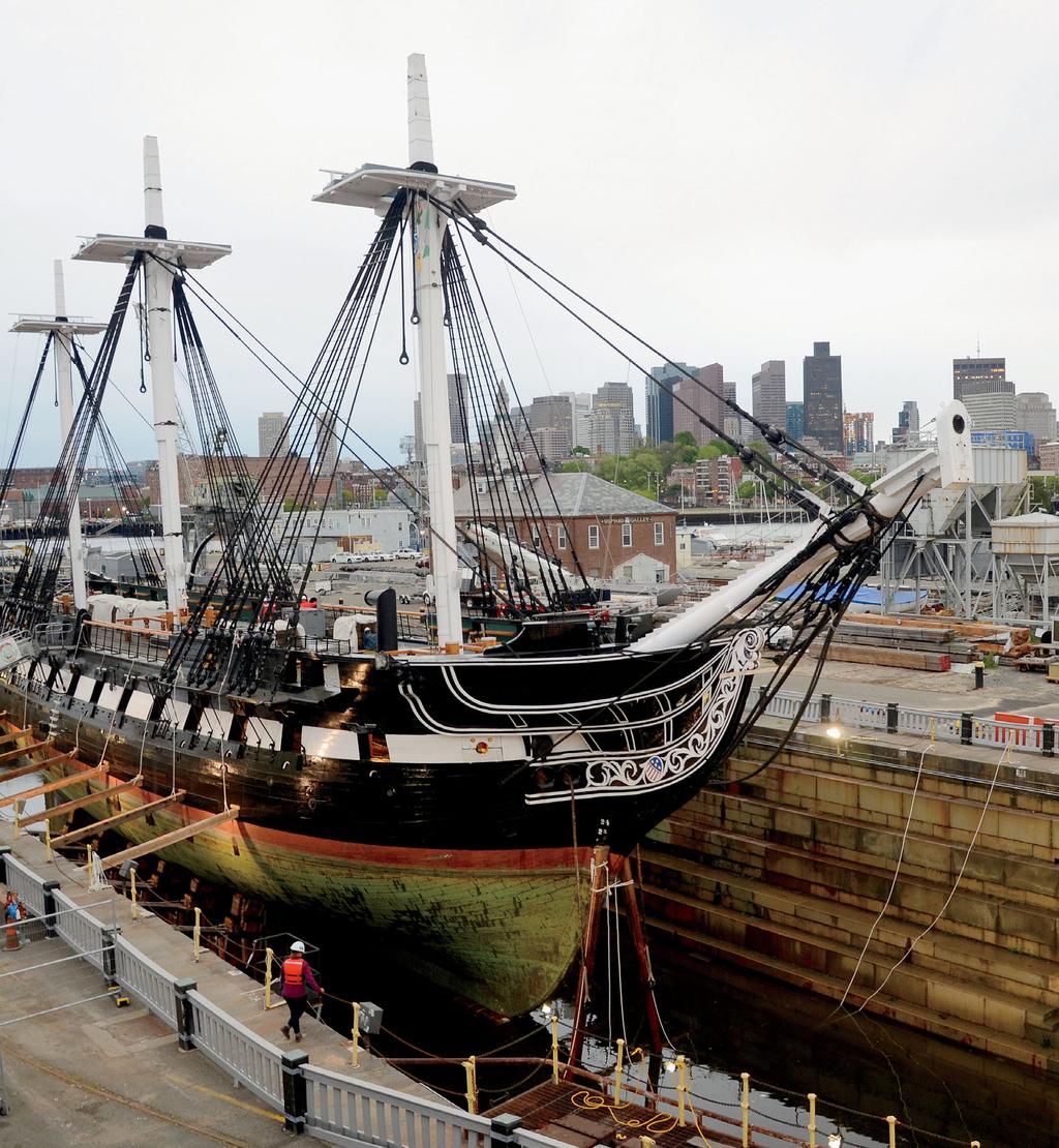Every 20 years or so, the USS Constitution is hauled into dry dock