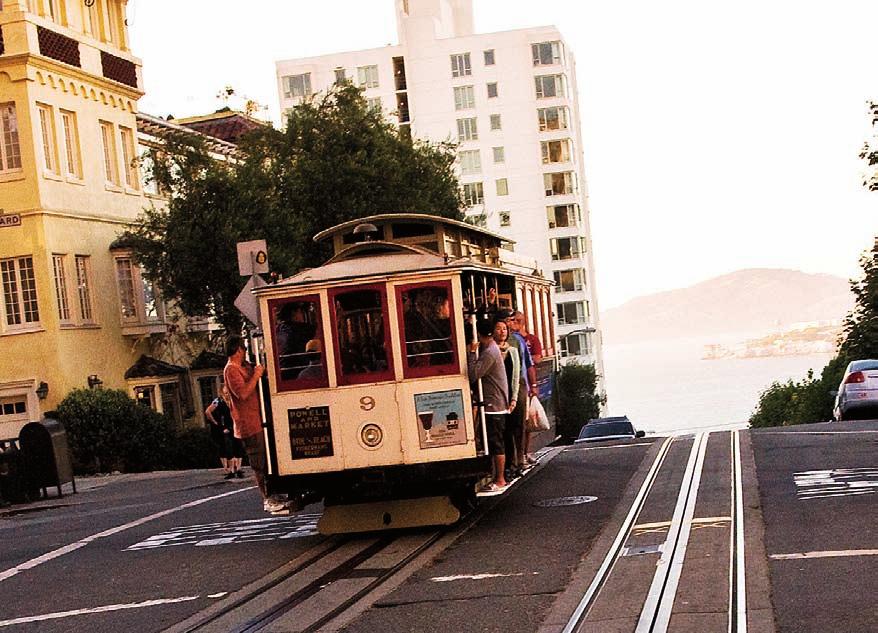10 THIS IS SAN FRANCISCO California is all about grand gestures, staggering sequoia trees and breathtaking coastline.