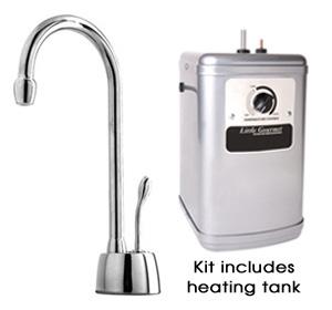 4-1/ Hot Water Faucet with Traditional Body & Single Tilt Lever & Little Gourmet Premium Hot Water Tank MT540DIY-NL 1-3/ mounting This hot water faucet is IAPMO listed 10-3/ 7-1/ MT540DIY-NL